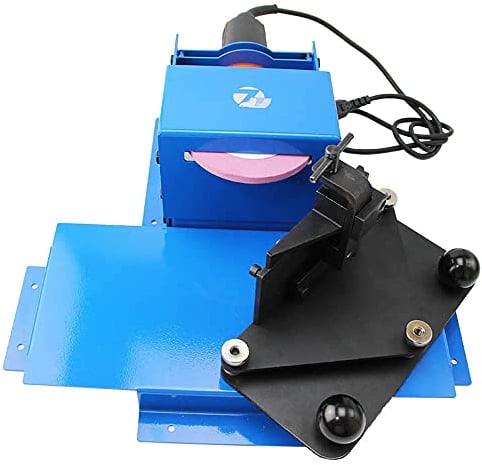 LeTkingok Schleifmaschine Für Schlittschuhe, Schleifmaschine Für Eiskunstlaufschuhe, Schleifmaschine Für Eishockey Mit Geschwindigkeitsregulierung, 220 V