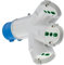 FANTON 73095 Adattatore industriale TRIPLEX da spina 2P+T CEE a 3 prese bipasso schuko 2P+T