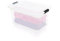 BigDean Aufbewahrungsbox mit Deckel transparent - 14L + Clipverschluss - Stapelbox Ordnungsbox Clipbox Lagerbox Box mit Deckel Storage Boxes - Klarsichtbox mit Deckel – stapelbar Schuhbox