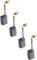 4 Pack of Carbon Brushes CB459 for Makita JS1000 194722-3 GA4530R GA4534 GA5030 TM3000C