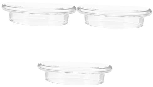 DOITOOL Tee Abdeckung 3st Glas Tee Kanne Deckel Getränkespender Aus Glas Siebeinsatz Für Abdeckungen Für Teekessel Abdeckungen Für Teesiebe Teekannen-glasabdeckung Teekannenteile Tee Set Kork