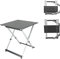 CAMPWERK Alu Camping Tisch, Campingtisch, Klapptisch, Gartentisch, Camping Möbel, Faltbar & Tragbar, Leichtes Aluminiumgestell, Für 4 Personen, Mit Teleskop-Tischbeinen, 63 x 63 cm