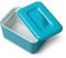 Zeal Insulated Butter Dish, Large 500 grams Capacity Double Walled Butter Tub/Container with Lid, Melamine - Aqua Blue