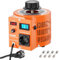 VEVOR Transformateur de tension variable auto 1000 VA, 3,3 A, entrée 230 V, sortie 0-300 V, régulateur de tension AC LCD 4 fusibles, interrupteur de commande thermique pour maison, bureau industriel