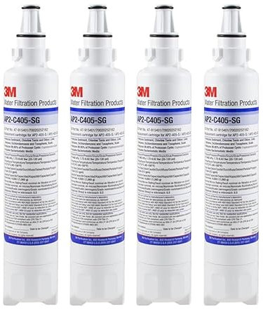 3M AP2-C405-SG Cartuccia filtro dell'acqua con inibitore di scala e rimozione di metalli pesanti | Compatibile con caldaie Lincat serie F, Lincat Filterflow | 0,5 micron | 47-915401, 569592 (4)