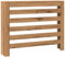 vidaXL Radiator Cover Heater Shelf - Artisian Oak Engineered Wood, Decorative Heater Cover with Modern Slatted Design, Additional Shelf Space, 104 x 20 x 82 cm