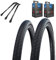 2er Set Schwalbe Fahradreifen Green Marathon 28x1,40 Zoll (37-622) + AV DV SV Schlauch und 3 Metall MSZweirad Reifenheber E Bike (SV-Ventil Schläuche, 28x1,40 Zoll (37-622))