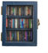 Besttoolifes Bibliothèque avec 60 mini livres, décoration anti-anxiété (bleu)