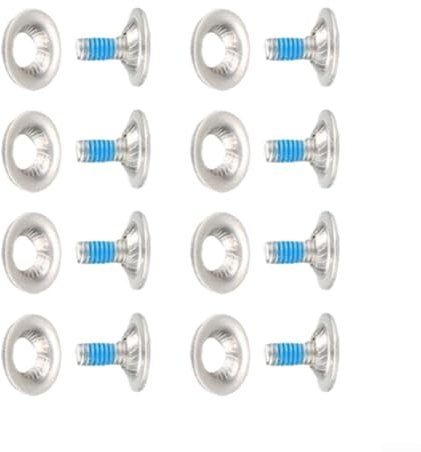 Ski Fixing Hardware Snowboard Binding Plate Screws in Stainless Steel Complete Set of 8