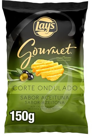Lay's Gourmet Aceituna Patatas Fritas, 150 gramos