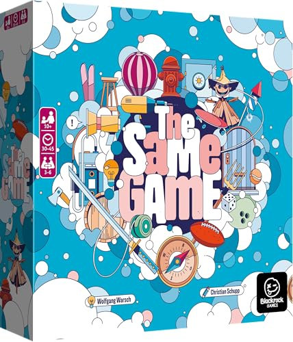 Blackrock Games The Same Game – Kooperatives Gesellschaftsspiel – ideal für Freunde – Denken, Kommunikation und Spaß – ab 10 Jahren – 3 bis 6 Spieler – Brettspiel zum Vereinbaren von Ideen
