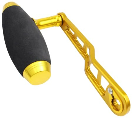 YCHUCH Angelrollen, Power-Griff, Schaumstoff-Knopf, Aluminiumlegierung, Angelrollen, Wippen, Armgriff, Baitcast-Rollen, Power-Griff