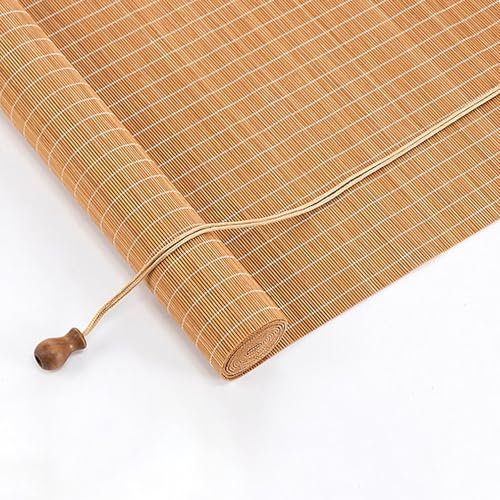 BVDHASDBT Außenrollos, 1 x 1,5 m, 1 x 1,8 m, 1 x 2 m, Jalousien und Rollos for die Veranda, Rollos for die Terrasse aus Bambus for den Außenbereich, Rollo for die Terrasse(W1xH2m)