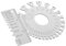 HEATSHAKING 2pcs Stainless Steel Double-sided Wire Gauge for Accurate Cable Thickness Measurement Welding and Electrical Projects Measuring Tool for Professional Use