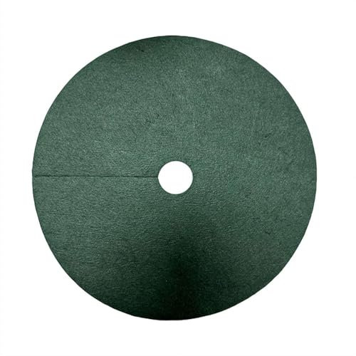 Baummulchring, Wollamboss, Baummulchring, verdickte Baumschutzmatte, grüner Mulch, wiederverwendbare Baumringe, Landschaftsbau, Pflanzenabdeckung, rund, Anti-Gras, Gartenarbeit, Stoffabdeckung (42 cm)