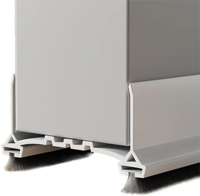 pilyero 96cm Paraspifferi Porta Blindata, Paraspifferi Sottoporta Blindata, Fondo Sigillato Con Strisce di Feltro Su Entrambi I Lati per la Sigillatura Antivento Sulle Soglie