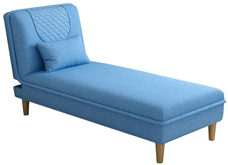 Generisch Chaiselongue Sofa mit Schlaffunktion - Klappbar, 3-stufig verstellbare Rückenlehne, multifunktional für Büros und kleine Wohnungen