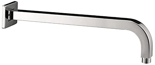 Brausearm (BL-AM 8) Länge 45cm Wandarm Duscharm Rund für Kopfbrause Regenduschkopf Wandmontage Duschkopfarm,Messing Verchromt