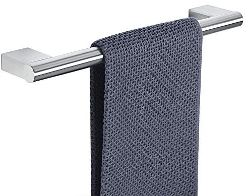 Sayayo Towel Rails Wall Mounted Bathroom Towel Holder, Hand Towel Holder SUS304 Stainless Steel Brushed Finished 35CM, EGY2001S-LS