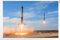 RUIYANMQ Leinwanddruck Bild Spacex Falcon Heavy Pin Up Zimmer Wandkunst Poster Schlafzimmer Wohnzimmer Home Decor Geschenk Geschenk Lq214Tx 40X60Cm Rahmenlos
