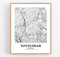 Eleville 28 x 35 cm, ungerahmt, Tottenham England City View Abstrakte Straße, moderne Karte, Kunstdruck, Wandbild Poster, Wanddekoration, minimalistische Linienkunst, Hauseinweihung, wgn520