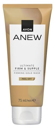 AVON Anew Gold Mask 75 ml | Abziehbare Gesichtsmaske mit Goldpartikeln für ein glatteres, frischer wirkendes Hautbild