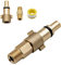 DERASL Adapter mit Außengewinde und Hochdruckreiniger Schaumpistole Spray Kupfer Anschluss Schnee Schaum Speer Seifenspender Adapter mit Nilfisk, Anlu, HUTER Serie.