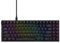 NZXT Function Mini TKL Mechanical PC Gaming Keyboard - Illuminated - Linear RGB Switches - MX Compatible Switches - Hot Swap - Durable Aluminum Top Plate - Mechanical Keyboard | DE (QWERTZ) Black