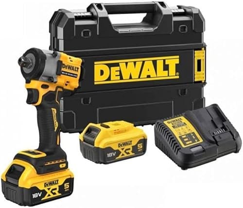 DeWalt DCF921P2T XR BL Avvitatore a impulsi 1/2 18V 2 x 5.0Ah Li-ion, giallo