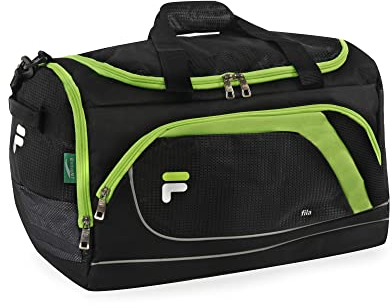 Fila Advantage Sporttasche, 48,3 cm, Schwarz/Neonfarben, Schwarz Neon, Advantage Sporttasche, 48,3 cm