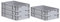 PROREGAL SuperSparSet 5x Eurobox NextGen Economy | Griffe geschlossen |HxBxT 12x40x60cm | 23 Liter | Eurobehälter, Transportbox, Transportbehälter, Stapelbehälter