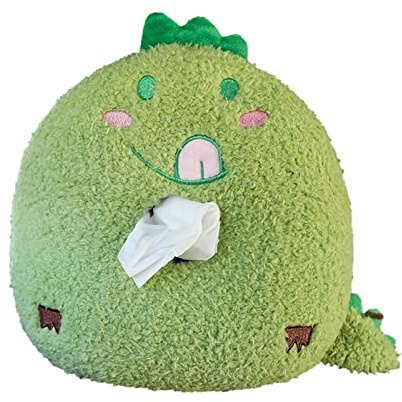 Cartoon Animal Tissue Box Cover, Creative Car Tissue Box, Cute Animal Tissue Box Cover, Plush Tissue Holder Paper Storage Box Tissue Tray Paper Container for Car Home Bathroom Kitchen Office(shape 6)