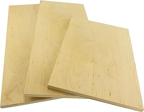 Multiplex Platte Zuschnitt, 12.0 mm Stärke - Hochwertig, robust und ideal für Heimwerker-Projekte (50x30)