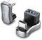 MoKo 180° USB-C auf USB-Adapter 2 Stück, 180° U Form Typ-C Stecker auf Typ-C Buchse Konverter mit PD 140W Schnellladung, Type C Winkel Adapter für Steam Deck, Switch, Laptop, Tablet, Telefon