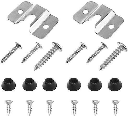 2 Sets Dartboard Hanging Bracket Dart Board Hanging Screws Wall Mounting Holder Dartboard Fixing Kit Darts Holder Screw Hook Set for Dartboard Hanging