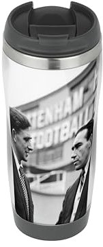 Glades Alf Ramsey Welcomes Danny Blanchflower to White Hart Lane, Thermobecher für heiße und kalte Getränke