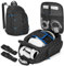 PGmoon VR Carrying Case Compatible with Oculus Meta Quest 2/3/Pro, Travel Storage Bag Backpack with Separate Room for Touch Controllers and Multi-Pockets