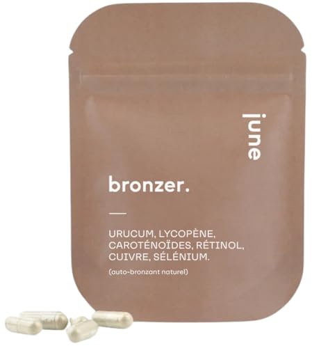 Autobronzant, Teint hâlé en hiver, Efficace Dès Le Premier Mois Sans Soleil, Caroténoïdes et Rétinol, 60 Gélules Végétales, Formulé par des Docteurs en Pharmacie.