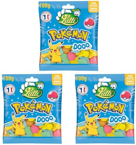 Lutti Pokémon Dooo 100 g (Lot de 3)