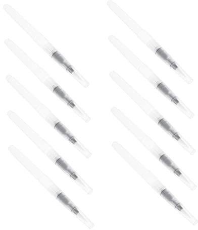 Housoutil 10stücke Wasserpinselstifte Aquarellpinselstifte Tintenstifte Für Wasserfarbe Wasserlösliche Buntstifte Zeichenpinselstifte Mit Mittelspitze Stifte Für Junge Mädchen Und
