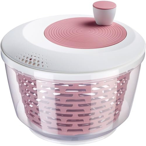 Westmark 2430224P Salatschleuder »Spinderella«, 4,4 l, verschrumpft, PP, Rosa, Standard