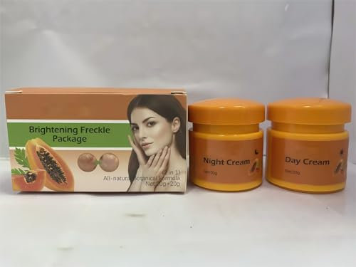 Papaya Whitening Face Cream, Papaya Whitening Brightening Face Freckle Remover Cream, Day and Night Cream For Deep Brightening Peeling, Anti Wrinkle