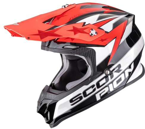 SCORPION VX-16 EVO AIR PATRIOT Black-White-Red XL