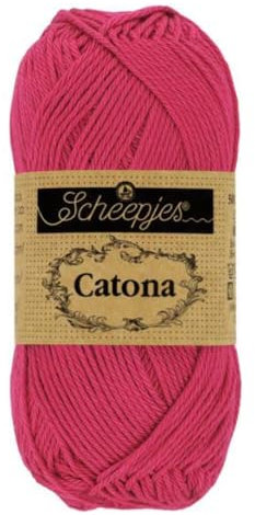 Scheepjes - Scheepjes Catona 413 Cherry Yarn - 1x50g