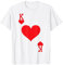 König der Herzen - Spielkarte Halloween-Kostüm T-Shirt T-Shirt