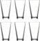 simpa Set of 6 Professional Stackable 360ml Everyday Hi-Ball Tumbler Drinking Glasses Durable Dishwasher Safe.