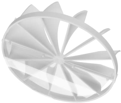 Ø 100mm / 4 inch Extractor Fan Non Return Valve - Ducting Pipe - Plastic - White