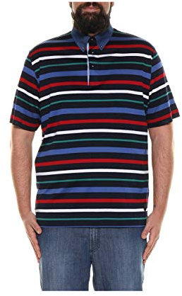 MAXFORT PRESTIGIO Tshirt Polo Manica Corta CALIBRATA in Filo di Scozia Uomo Taglie Forti 2XL - 10XL (Unico, 5XL)