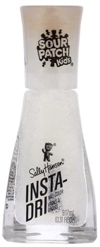 Sally Hansen Insta-Dri®x Sour Patch Kids Nail Polish, 3-in-1 formula with built-in base and top coat for shiny, extended wear in a single step. Dries in 60 seconds. First Sour, Then Sweet - 750