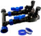 RIEGOPRO Kit Colector de Riego + Electroválvula Rain Bird HV 1 + Válvulas de Mantenimiento + Rollo Teflón. Kit para Sistemas de Riego Automático (Para Programadores a Pilas (9V), 2 Estaciones)